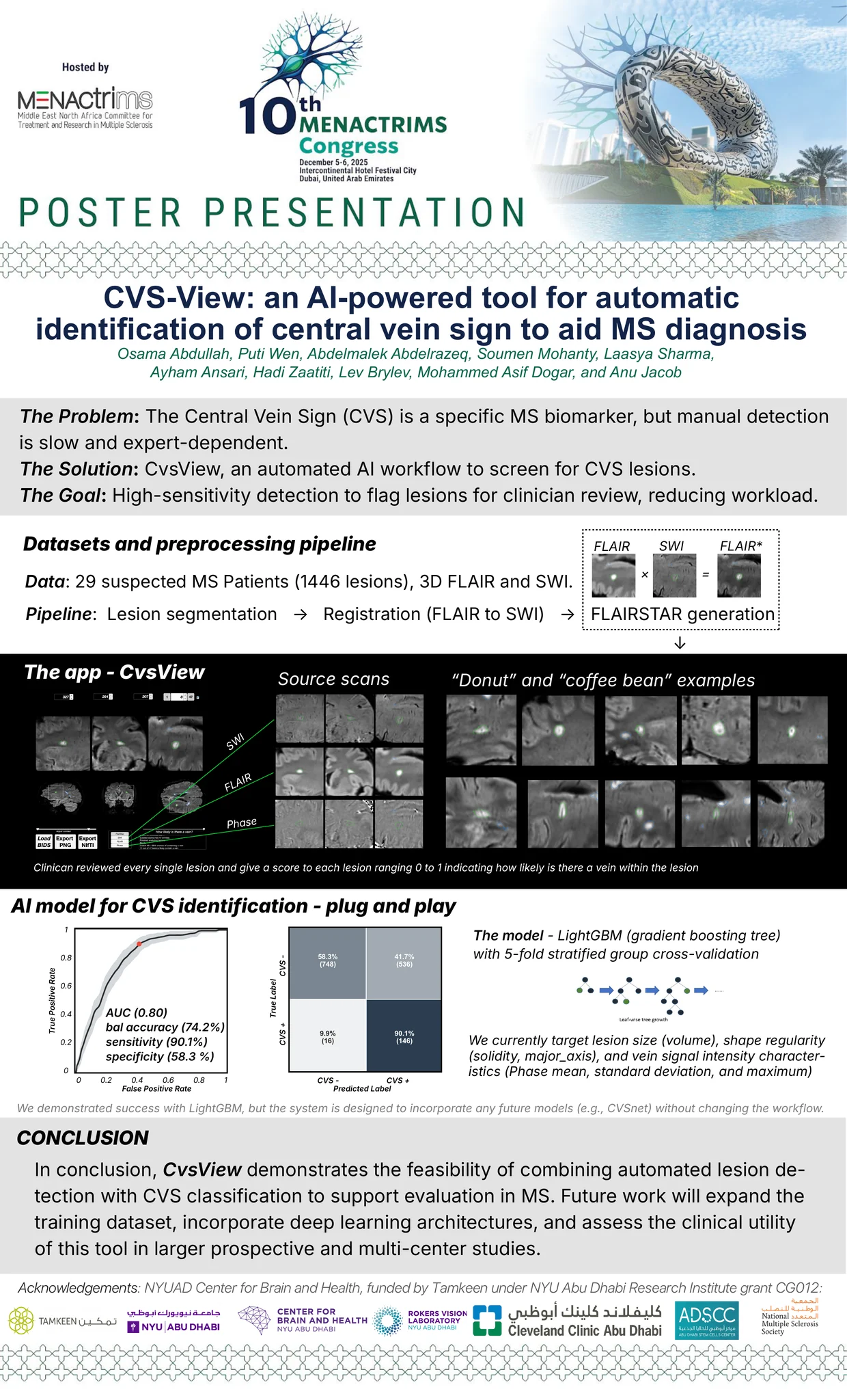 Preview of the CVS-View central vein sign identification poster